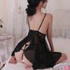 The Long Night Is Long, Erotic Underwear, Sexy Lace, Seductive Nightgown, Hot Transparent Open Pajamas, Free from Pure Desire