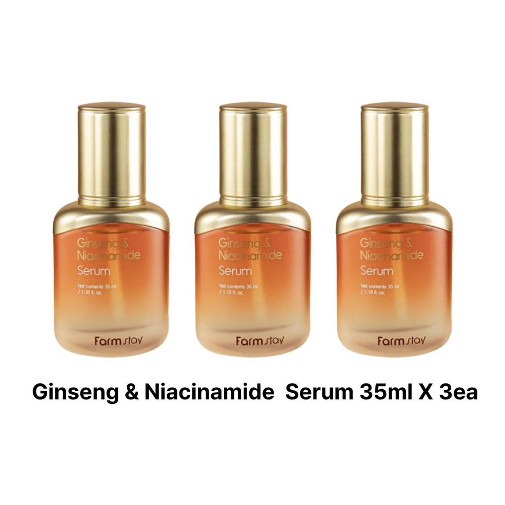 Farmstay Ginseng & Niacinamide Cream  55ml + Serum 35ml