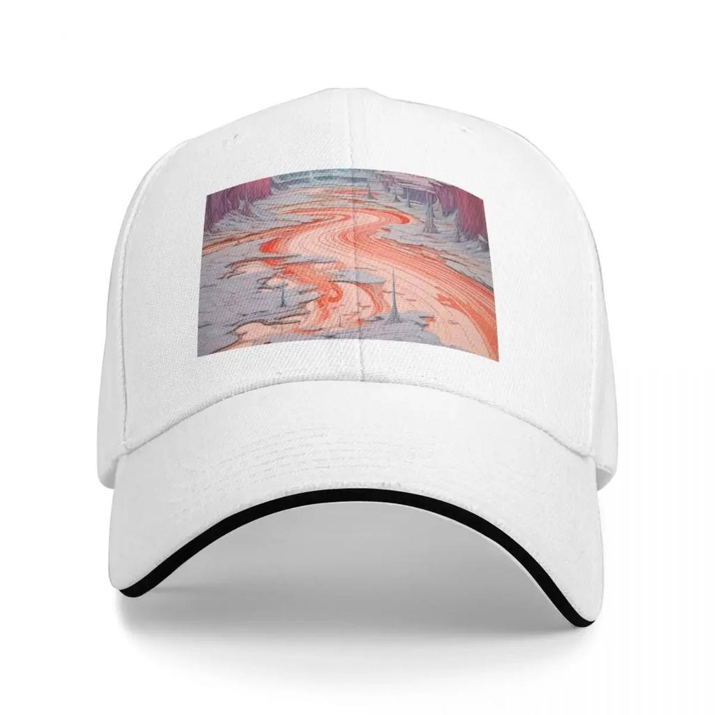 Hadrio Pale Red Dot Baseball Cap Hat Man For The Sun Sunscreen Beach Mountaineering Mens Caps Womens
