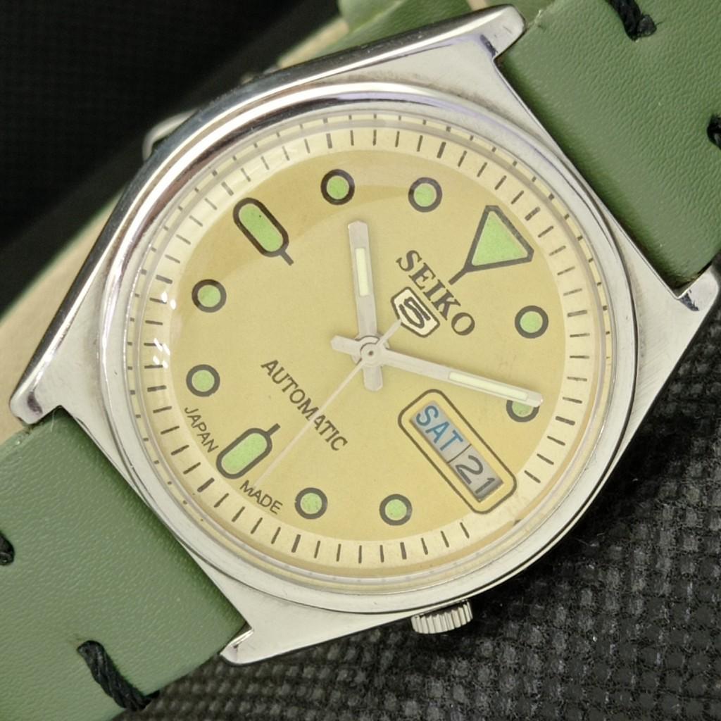 

Б/У винтажные мужские часы SEIKO 5 AUTO 7009A из Японии, день/дата, золотистые, 595a-a312357-2 SKU595a-a312357