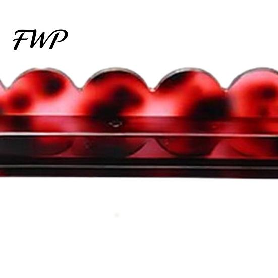 Mah Jongg Rack Mahjong with Detachable Magnetic Pusher, Scalloped Acrylic Set Tile Holder & Pusher Set, American Accessories