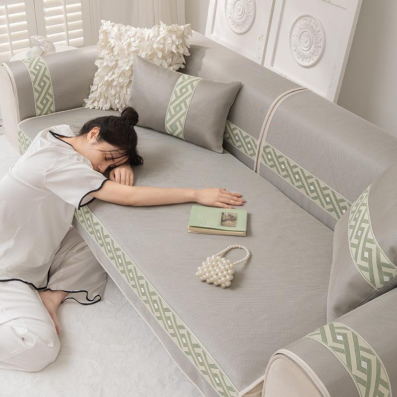 

Коврик для дивана из бамбука, летняя нескользящая подушка для сиденья, летний чехол для подушки со льдом, летняя подушка для дивана, летняя шелковая прохладная подкладка из льда 70*70