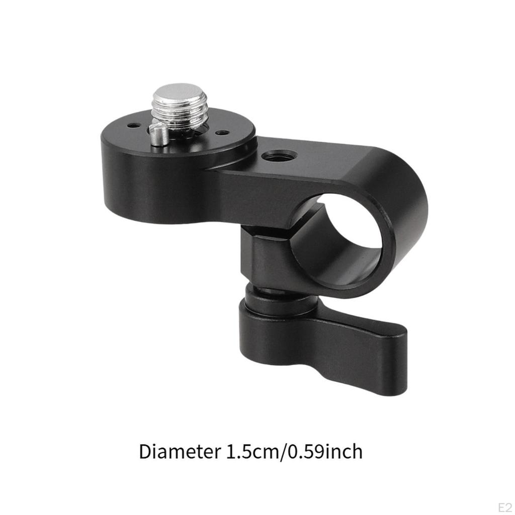 15mm Einzel Loch Rohr Klemme mit 3/8 Gewinde Studio Zubehör Premium Fotografie Clip für