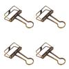 50 Pezzi Clip per Raccoglitore 32mm Metallo Forte Forza di Serraggio Clip Vuote per Raccoglitore Carta per Ufficio Scuola