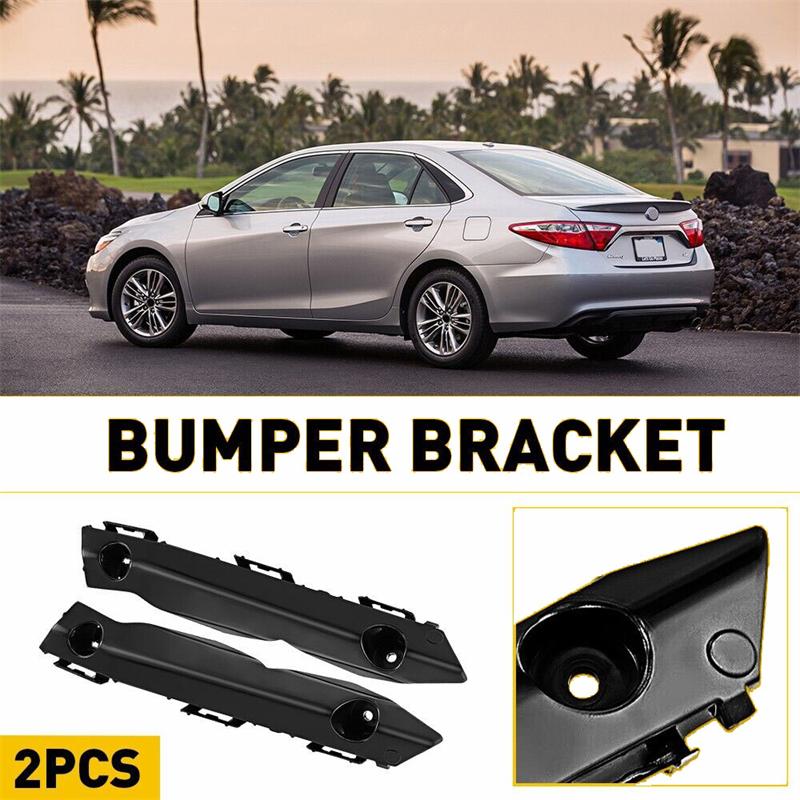 1 Pair Front Bumper Bracket Supports Left Right 52535-06190 52536-06190 For Toyota Camry 2015 2016 2017