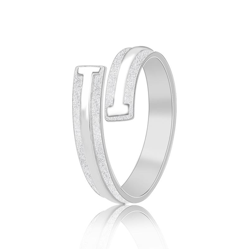 

Кольца парные Li Ming 520 Оригинальные из стерлингового серебра с микропаве - Простые, Дизайн гвоздь , s925, Открытый стиль, Европейский и американский кросс-бордер Adjustable Open Size