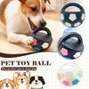Handle-Equipped Calming Ball, Interactive Football Dog Toy With Squeaker, Dispenser, And Licking Feature, Floating Dog Toy, Suitable For Small, Medium