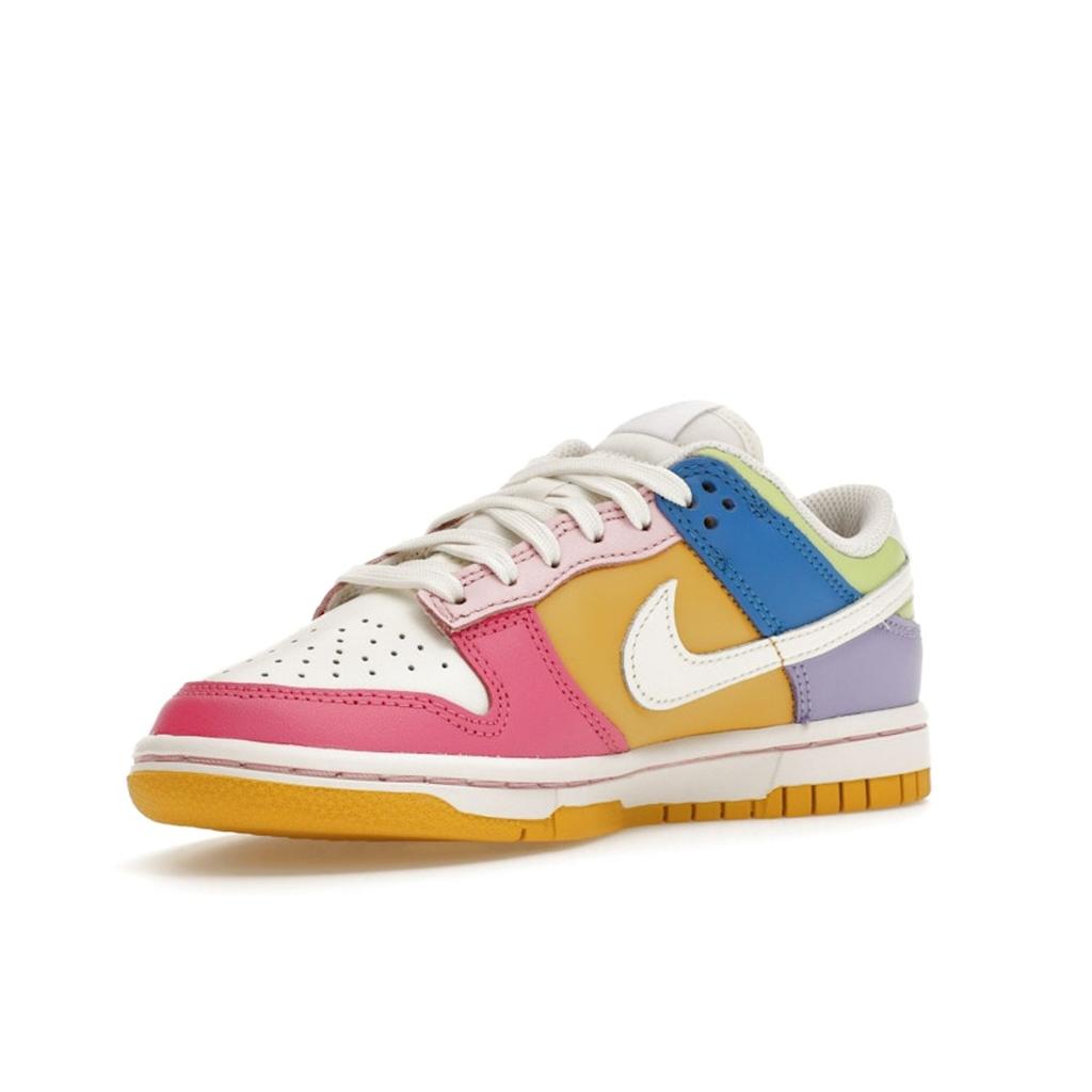 Nike Dunk Low Sail Multi Color Damen Freizeitschuhe FD9923-111