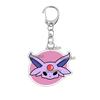 Anime Glaceon Flareon Jolteon Cartoon Acrylic Keychain Figure Keyring Ornament Collectible Accessory Charm Couple Chain Jewelry