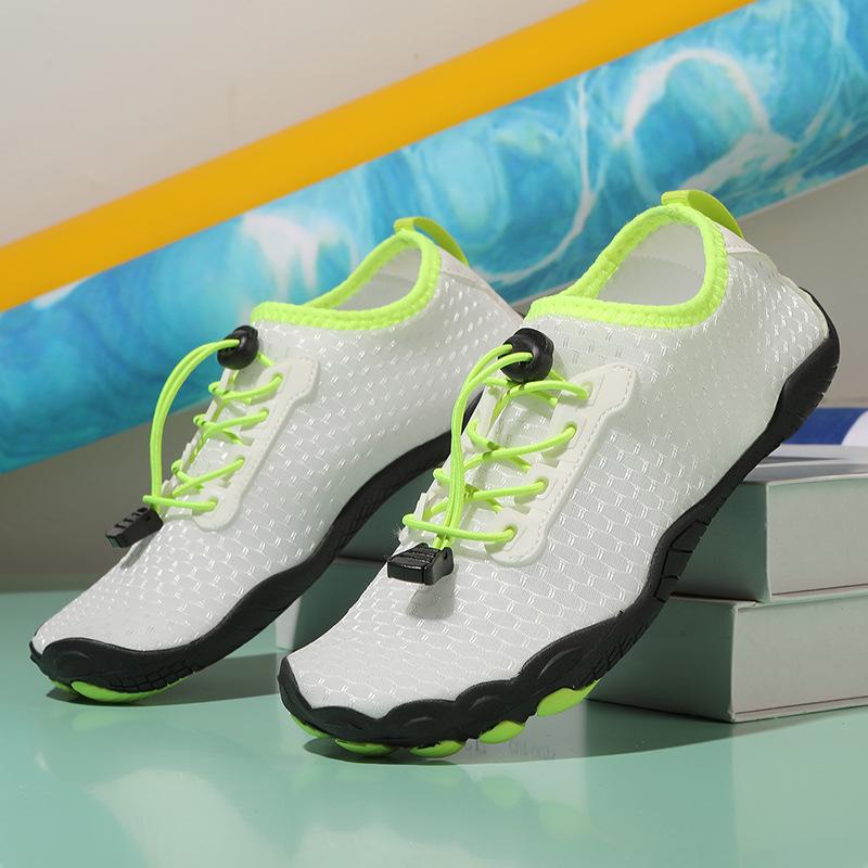 New Outdoor Canyoning Shoes for Couples Beach Swimming Wading Shoes Breathable Fitness Shoes Hiking and Mountaineering Five-Toe Shoes