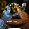Niedliche Solar-Schildkröten-Gartenstatuen Solarbetriebene Rasendekoration Schildkrötenstatue Für den Außenbereich