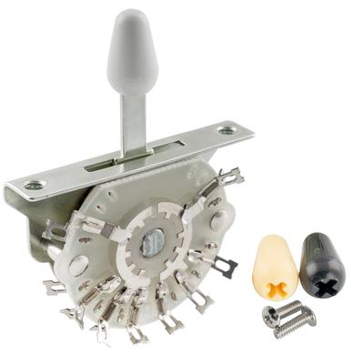 Musiclily Pro 3-Way Lever Switch, 4-Pin, 3-Contact Pickup Selector for Strat/Telecaster Electric Guitars