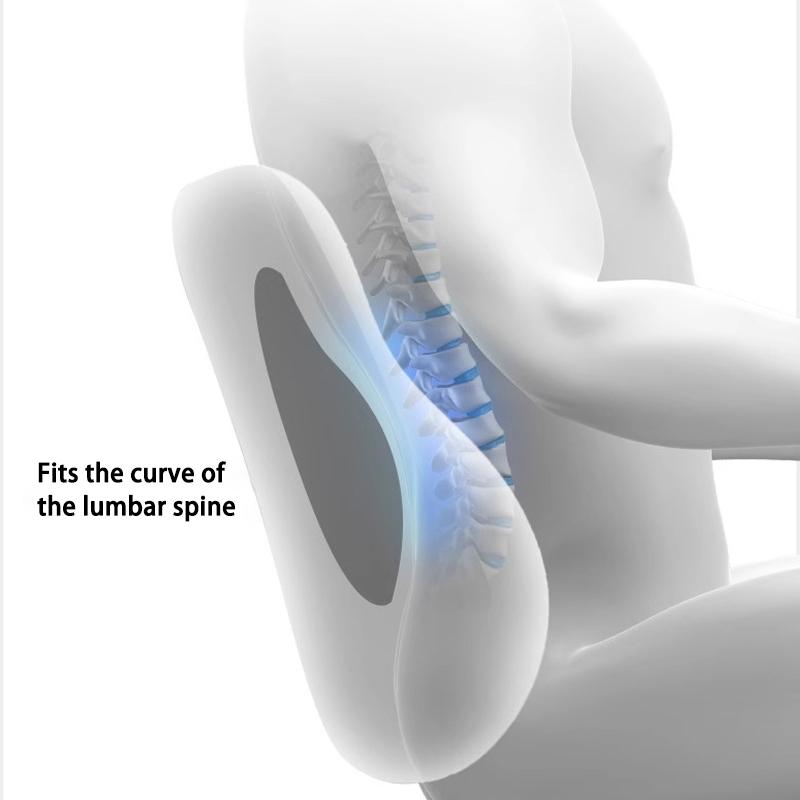 Office Seat Cushion Backrest Integrated Seat Cushion For Lumbar Support Pressure Relief Memory Foam Seat Cushion