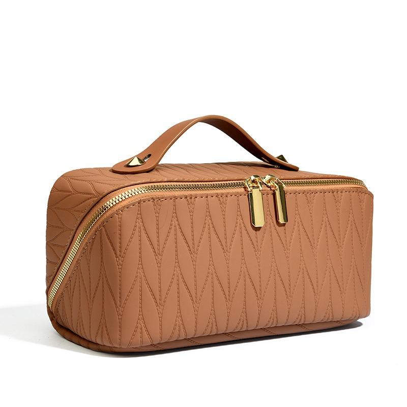 osmetic bag, large capacity, portable, high-end feeling, going out for travel, waterof cosmetics, washing and storage bag.