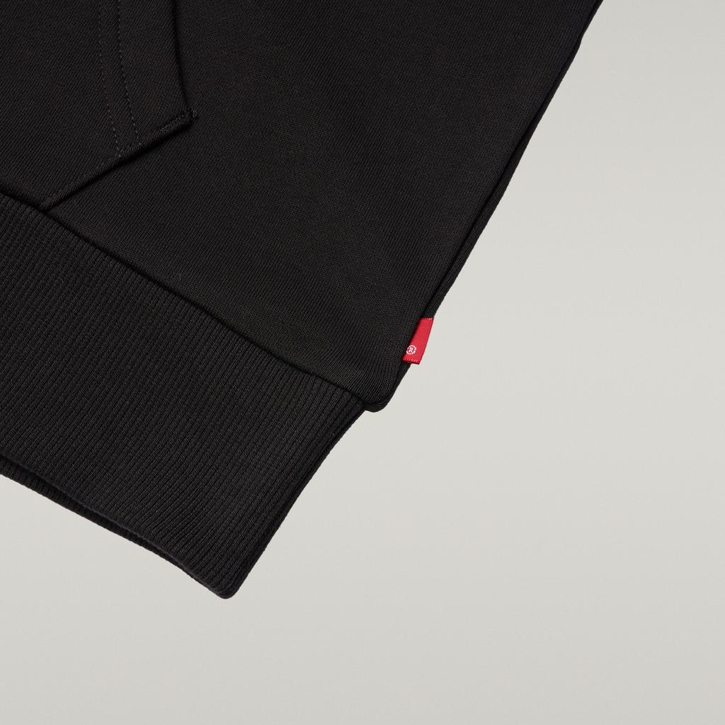 Levi's Sweatshirts Men's Black Hooded Moderate Straight Fit 003YT-0000