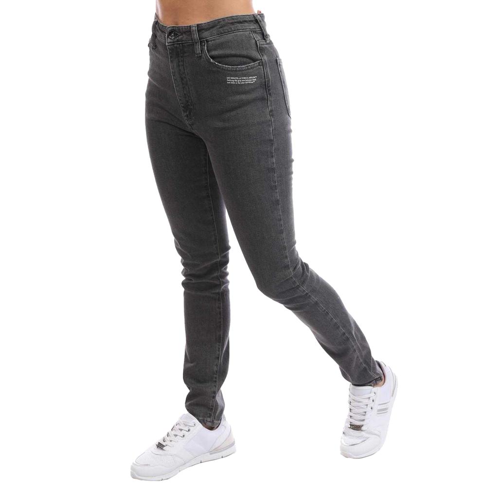 Off White Womens/Ladies Corporate Skinny Jeans