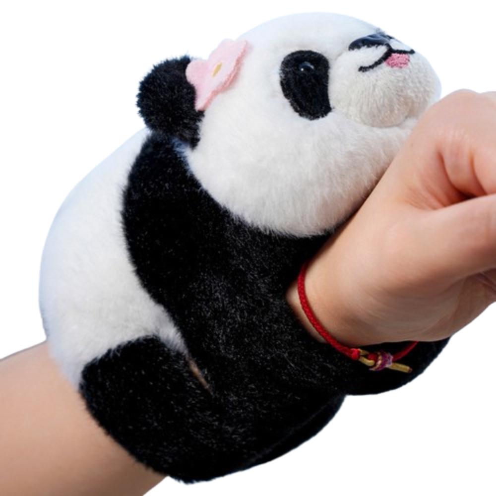 Simulation Slap Bracelet Series Soft Plush Doll Slap Bracelet Panda Plush Wrist Band  Christmas Toy