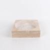 Wabi-sabi Natural Yellow Travertine Vase: Ashtray, Tray, Ornament, Floral Arrangement, Plant Pot, Coffee Table Accent