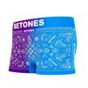 [BITENERS] Women's Boxer Shorts BANDANA 2 - L PURPLE×BLUE Bandana Gradient Simple Illustration Art
