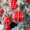 30pc/box Painting New Year Sparkling Christmas Balls Gifts Christmas Tree Pendants Home Hanging Pendants Exquisite 6cm