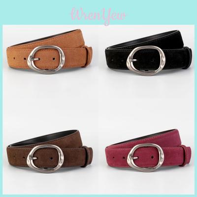 Fashion Leather Belt For Women With Alloy Buckle For Casual And Work Wear