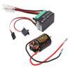 Black 540 Brushed Motor with Green 65A ESC Overheating Protection Large Torsion RC Car Parts 55T
