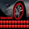4/20PCS Luminous Car Tire Valve Cap Fluorescent Night Glowing Decor Motorcycle Bike Wheel Nozzle Dustproof Tyre Valve Stem Caps Stem Caps1