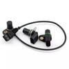3pcs Intake + Exhaust Cam Camshaft + Crank Position Sensor 12141438081 12141709616 12147518628 for BMW E46 E39 X3 X5