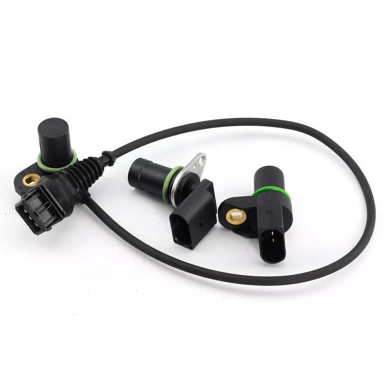 3pcs Intake + Exhaust Cam Camshaft + Crank Position Sensor 12141438081 12141709616 12147518628 for BMW E46 E39 X3 X5