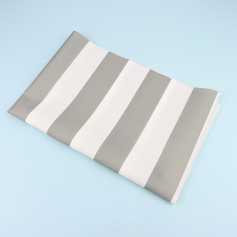 420D  Striped Print Oxford Fabric Waterproof Fabric Canopy Tent Umbrella Cloth Pu Coated 50X150Cm Sunshade