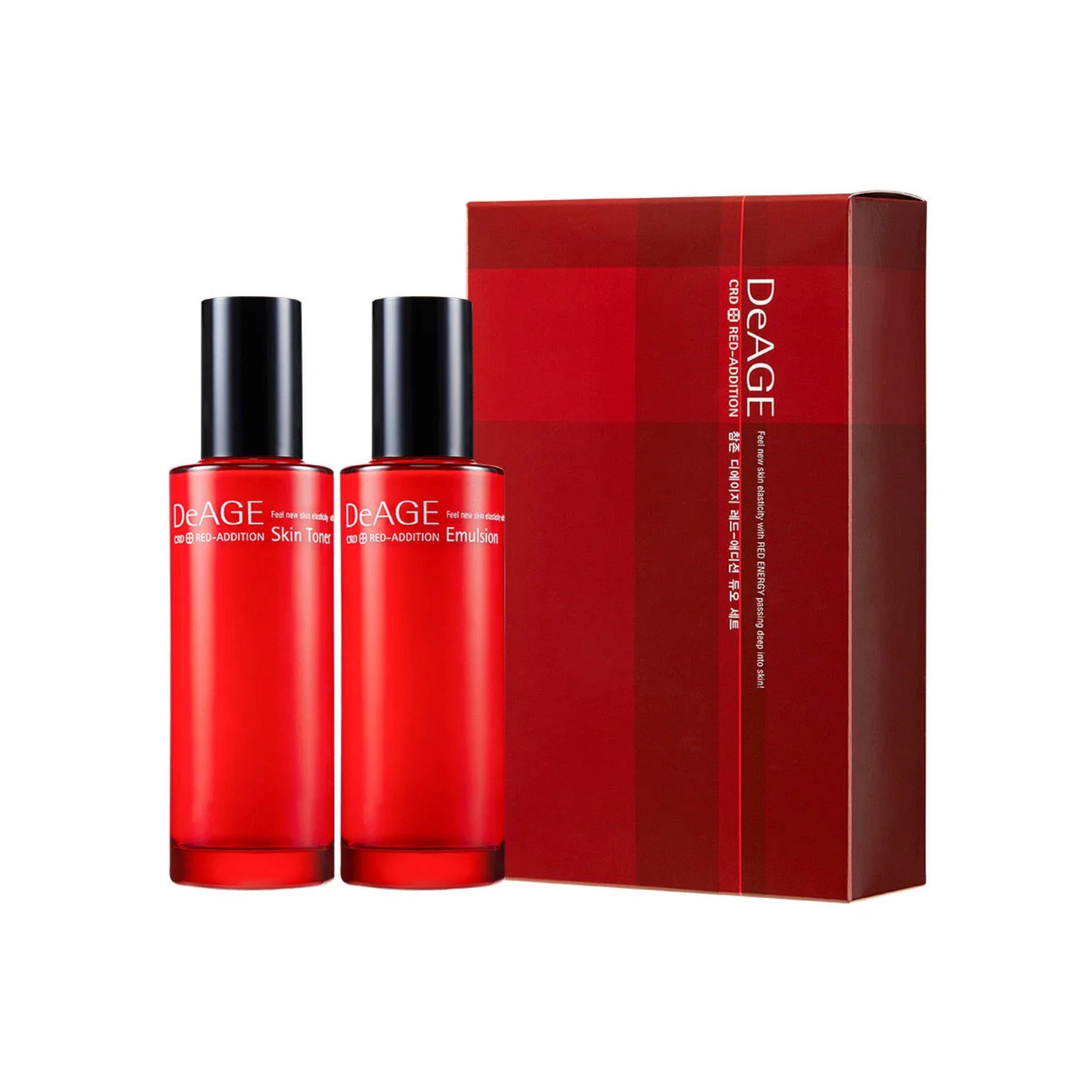 Charmzone De Age Red Edition Duo Set (Skin Toner 100ml + Emulsion 100ml)