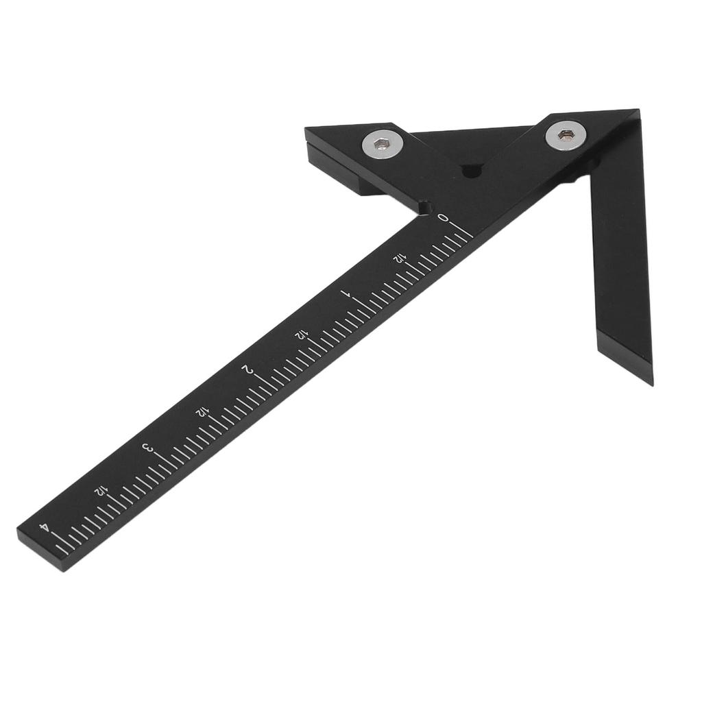 Zentrumsanreißlehre Linienkreismarkierer 45 90 Grad Winkelsucher Imperial Aluminiumlegierung