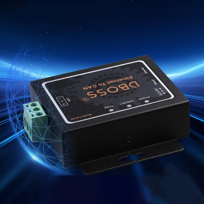 Industrial CAN To Ethernet Converter CAN1 CAN2 RS485 Port 2 Way Transparent Data Conversion For System Integrators