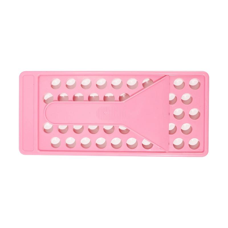 Lip Balm Makers Kit 1 Set With Lip Balm Tray And Spatula For 50 5g Lip Balm Tubes DIY Beauty Making Tool розовый