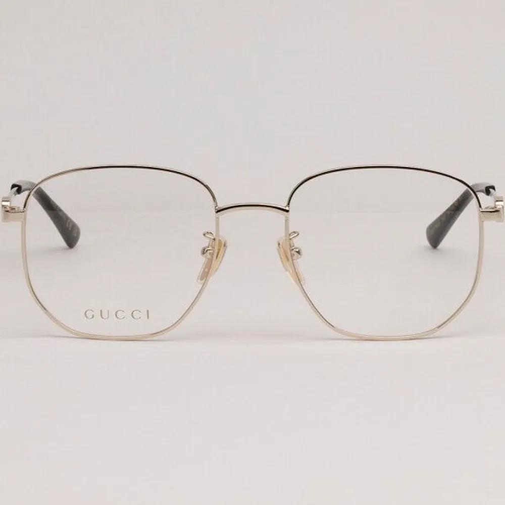 [Gucci] Eyeglass Frames GG2146OA 001 Fashion Gold Frames Men Women