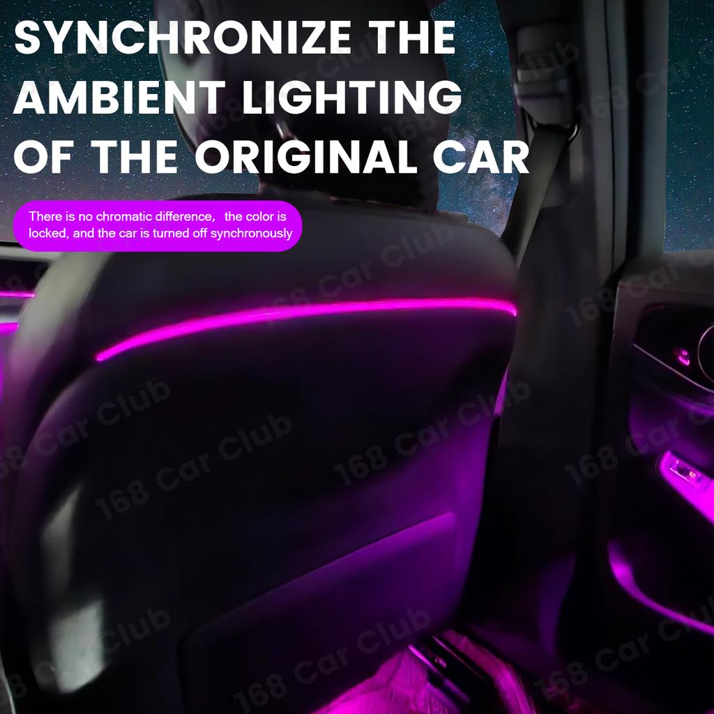 256 Colors YU66 APP Controls LED Seat Back Light Backrest Light For Mercedes Benz W205 X235 W213 GLC Class Decorative Light Retrofit