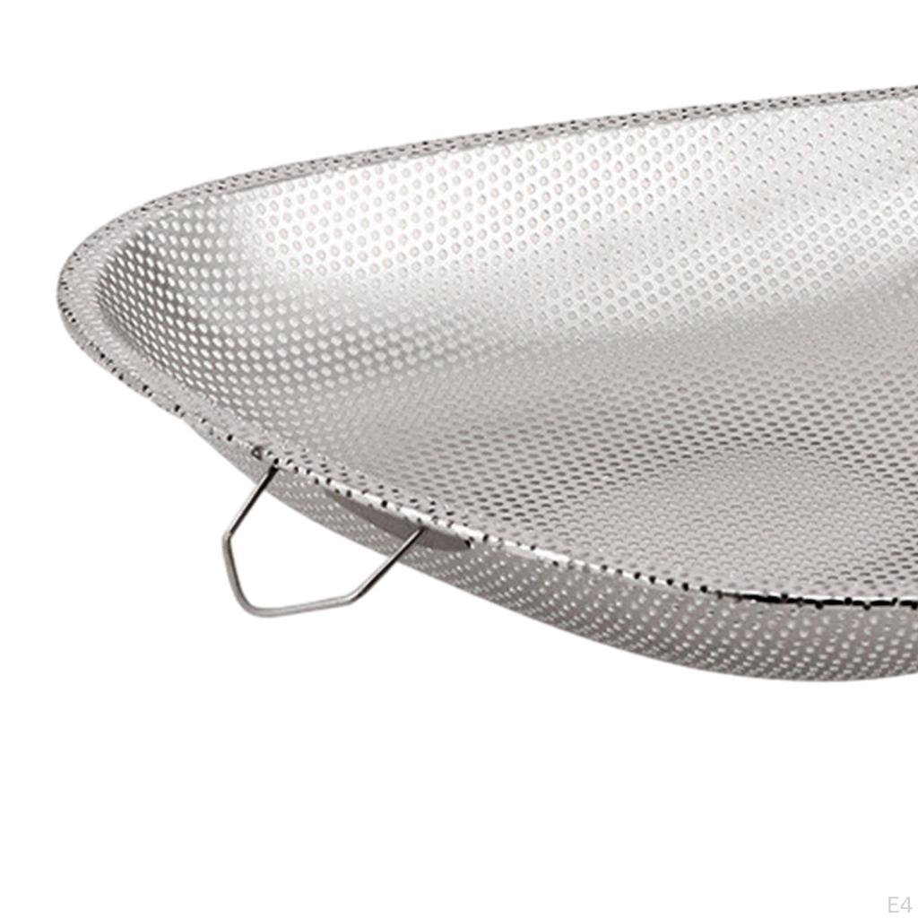 Food Strainer Basket Stainless Steel Mesh Drainer Rice Washing Kitchen Accessories