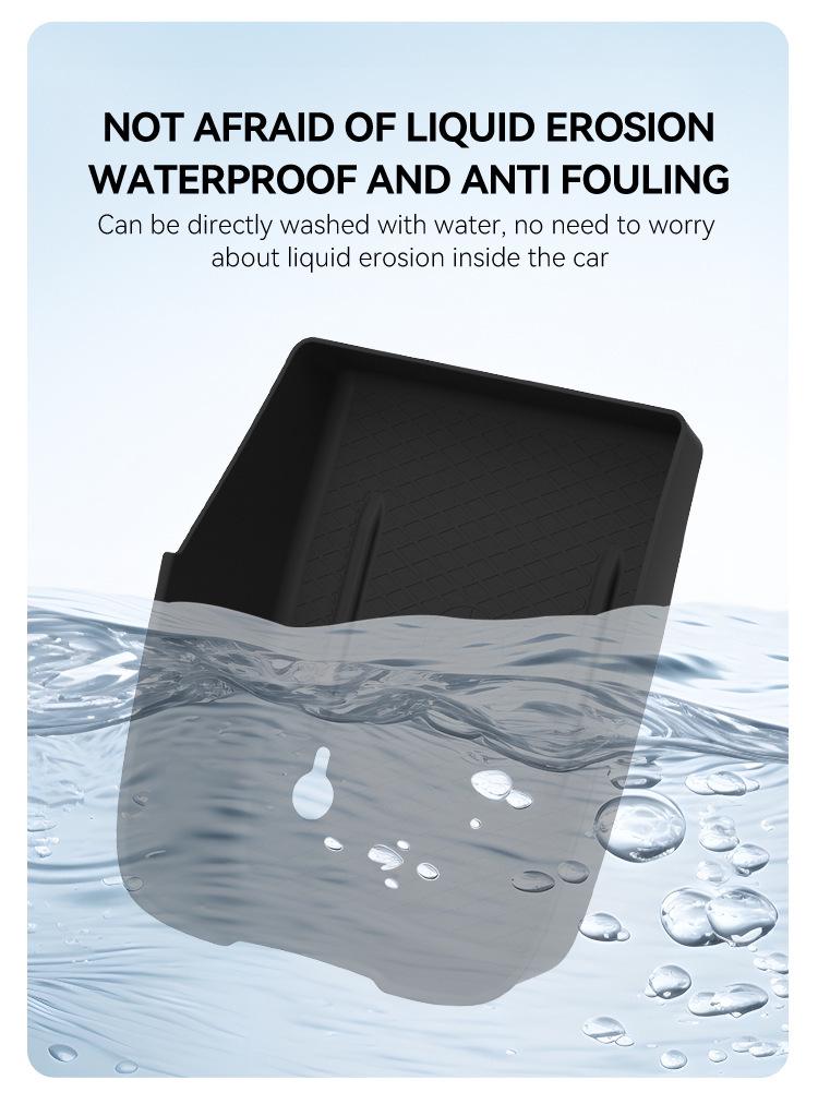 Wireless Charging Silicone Pad: Compatible with 25 Prelude Models, Dustproof Car Central Control Storage