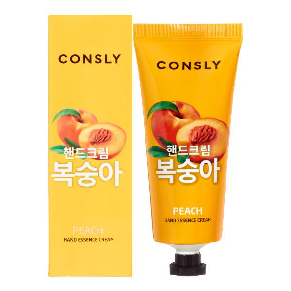 

Крем-сыворотка для рук с экстрактом персика CONSLY Peach Hand Essence Cream 100мл