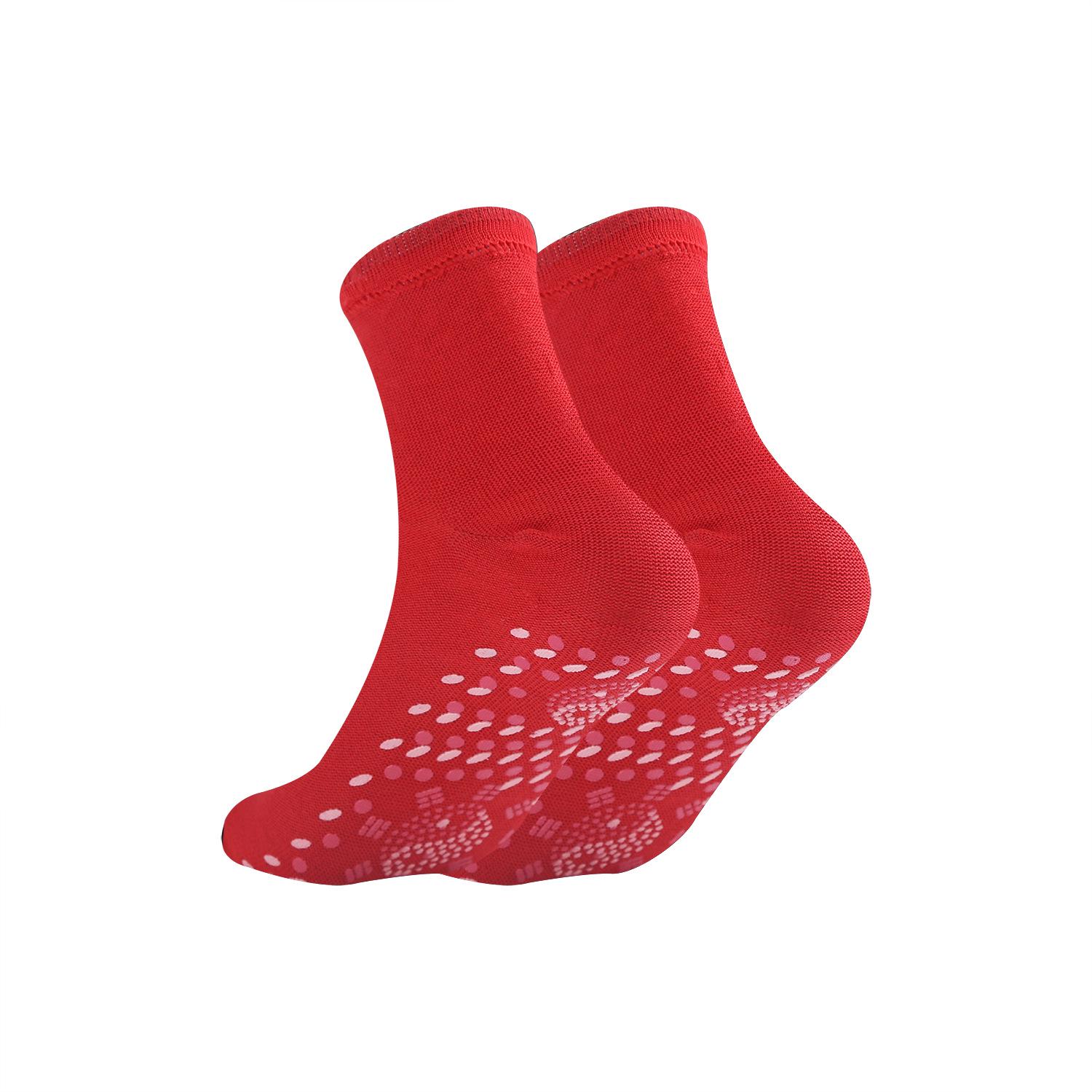 

Self-Heating Acupressure Mid-Calf Socks One Size
