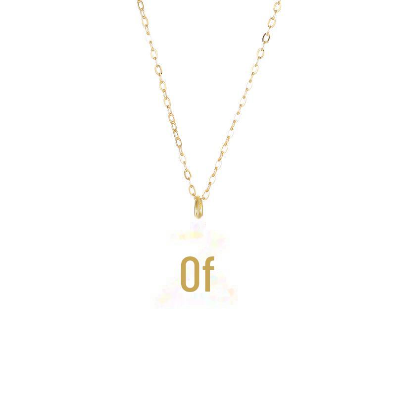 Banyan Tree S925 Silver English Letter Pendant Necklace - Simple, Elegant Style for Mother's Day