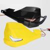 Universal Motorcycle Handlebar LED Running Light Handguard Kit with Aluminum Frame for Off Road Riding Protection
