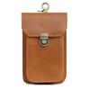 Mobile Phone Bag - Wild Horse Leather Wallet - Outdoor Sports Cowhide Vertical Style Waist Belt Bag
