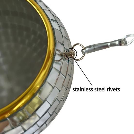 Mosaikk Hengende Plantepotte Diskokule Design Blomsterpotte Balkongplantekasse med Hengekjeder for Innendørs Utendørs Planter Hjem Stue Dekor