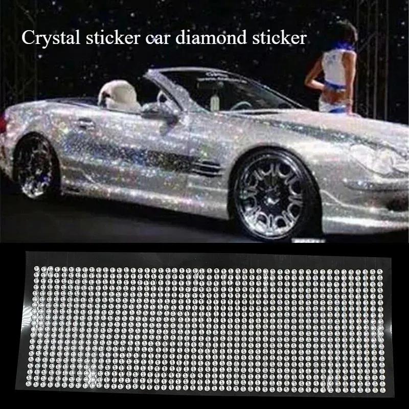 Diamante de Cristal Strass Decoración para Coche/Móvil/PC Pegatina Accesorios de Estilo Arte Autoadhesivo Pegatina Decorativa para Scrapbooking