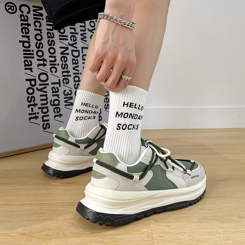 Casual Niche Old Shoes Men 'S Fashion Trend Casual Shoes Thick Bottom Wear -Resistant Sports Men 'S Shoes Breathable Light Shoes