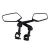 1 Pair Bike Rearview Mirrors 360 Degree Rotation Cycling Handlebar Mirror Replacement for Electric
