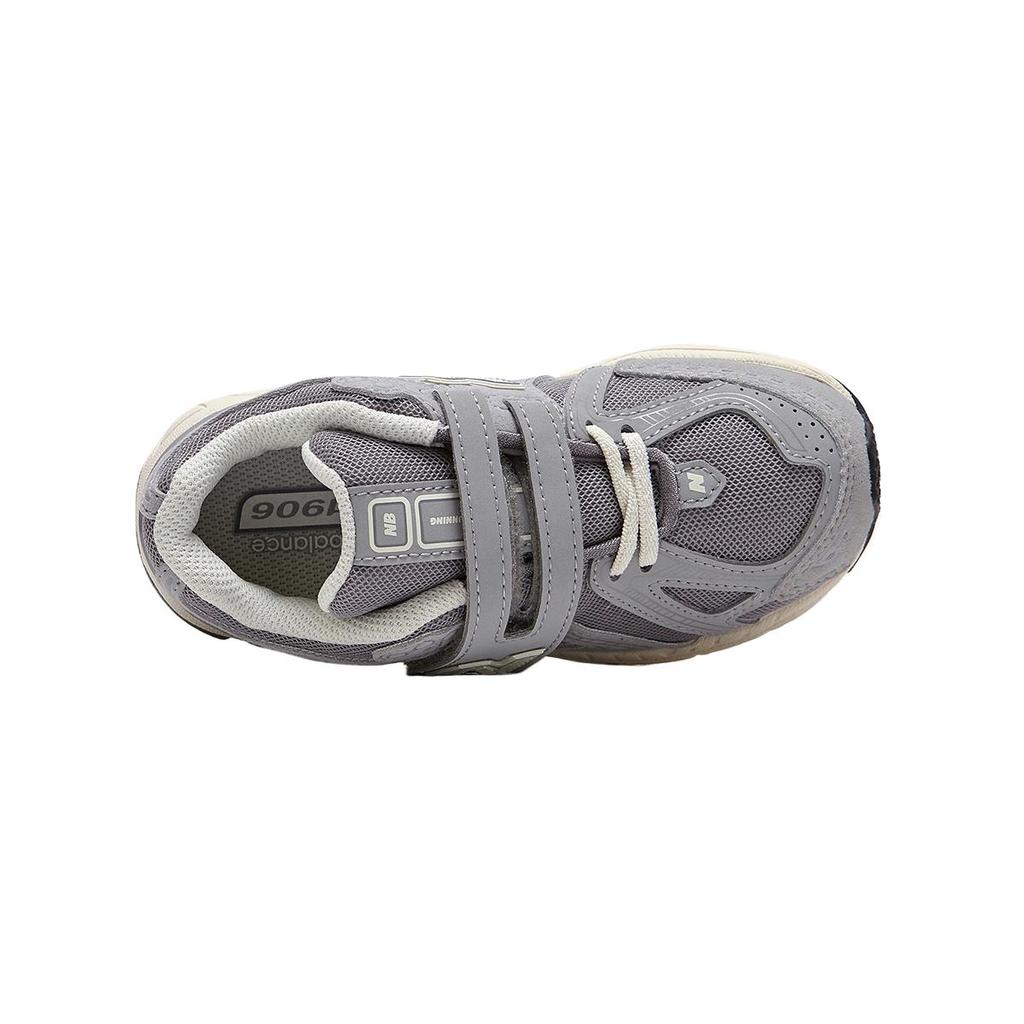 New Balance 1906 Кожаные Удобные Легкие Низкие Детские Кроссовки для Бега Детские кроссовки Серые PV1906EJ