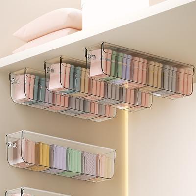 Aufbewahrungsbox Schubladen-Stil Wandmontierter Organizer Große Kapazität Multifunktional Unterwäsche Aufbewahrungsbehälter