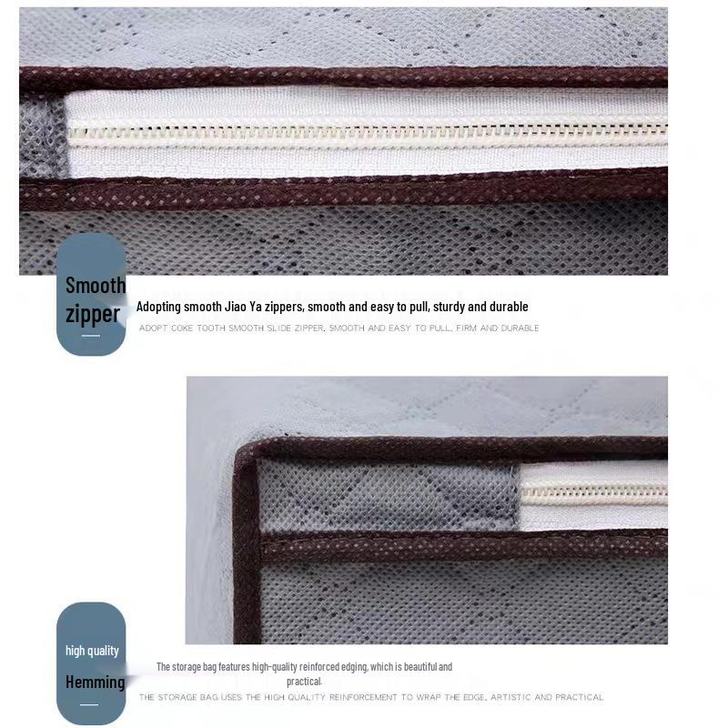 Large-Capacity Dustproof Non-Woven Fabric Clothing Storage Bag